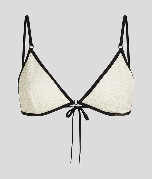 Karl Lagerfeld HAUT DE BIKINI TRIANGE EN CROCHET HOTEL KARL