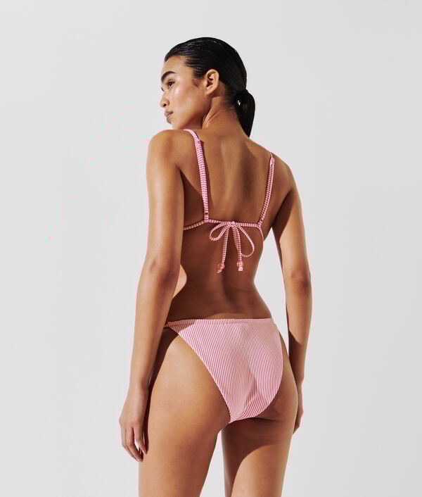 Karl Lagerfeld HAUT DE BIKINI TRIANGLE À RAYURES IKON