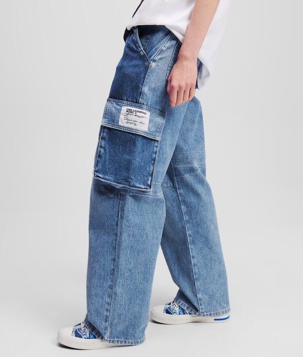 Karl Lagerfeld JEAN BAGGY STYLE UTILITAIRE KLJ X ATELIER RESERVÉ