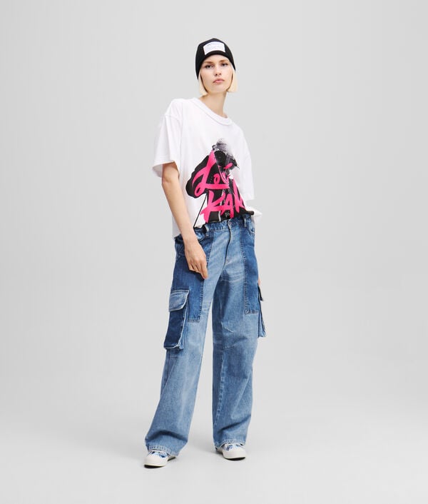 karl lagerfeld JEAN BAGGY STYLE UTILITAIRE KLJ X ATELIER RESERVÉ