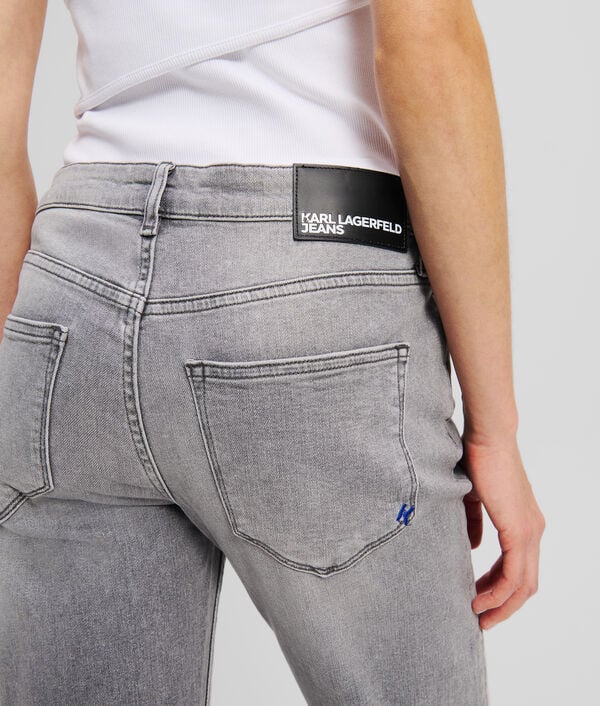 Karl Lagerfeld JEAN SLIM À TAILLE MI-HAUTE ET BAS FENDU