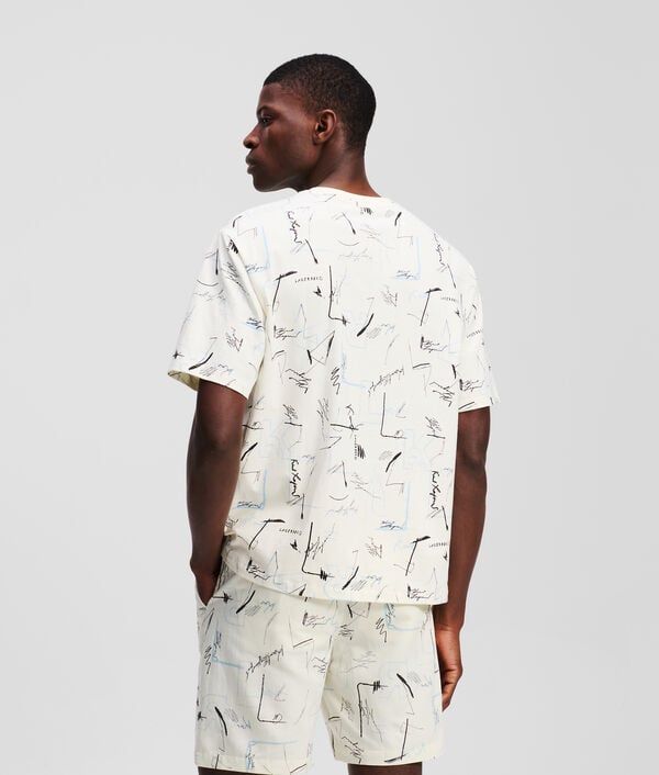 Karl Lagerfeld ALL-OVER-PRINT T-SHIRT