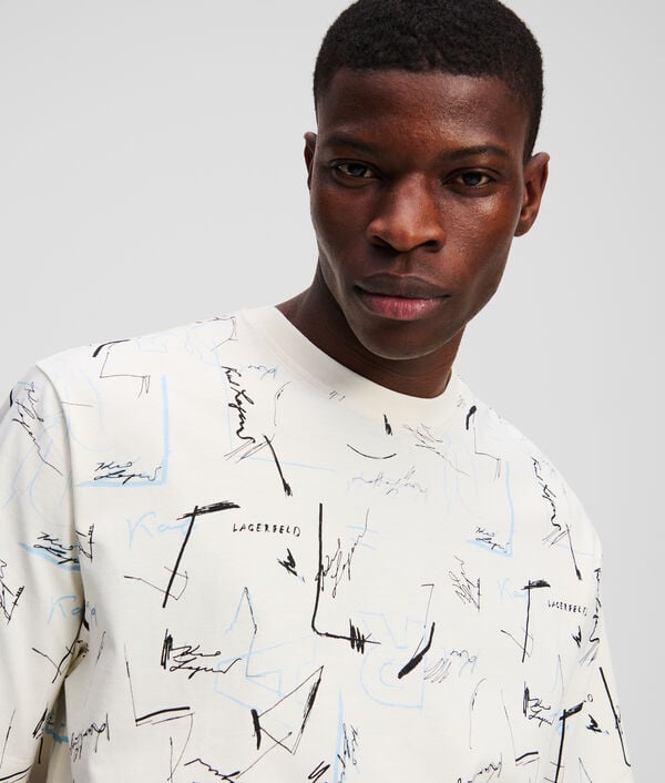 Karl Lagerfeld ALL-OVER-PRINT T-SHIRT