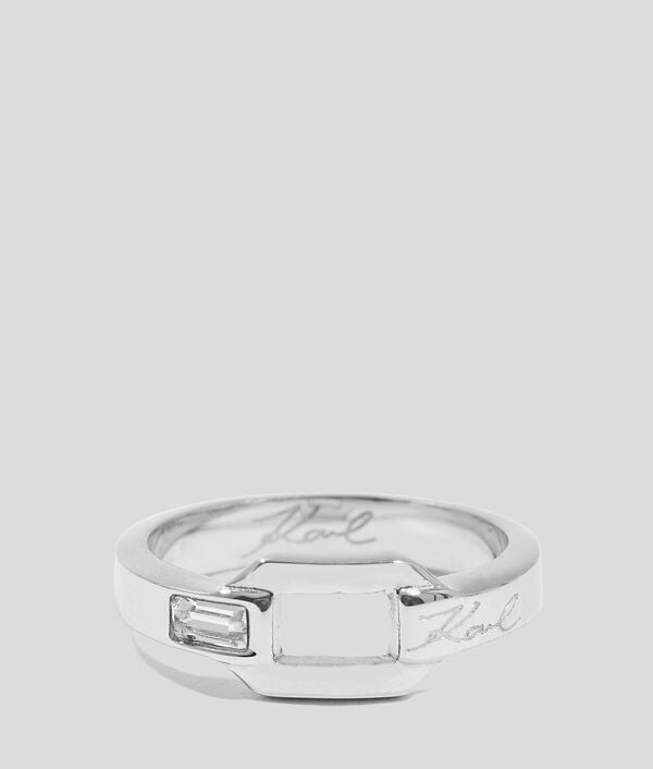 karl lagerfeld Bague à maillons KARL Signature