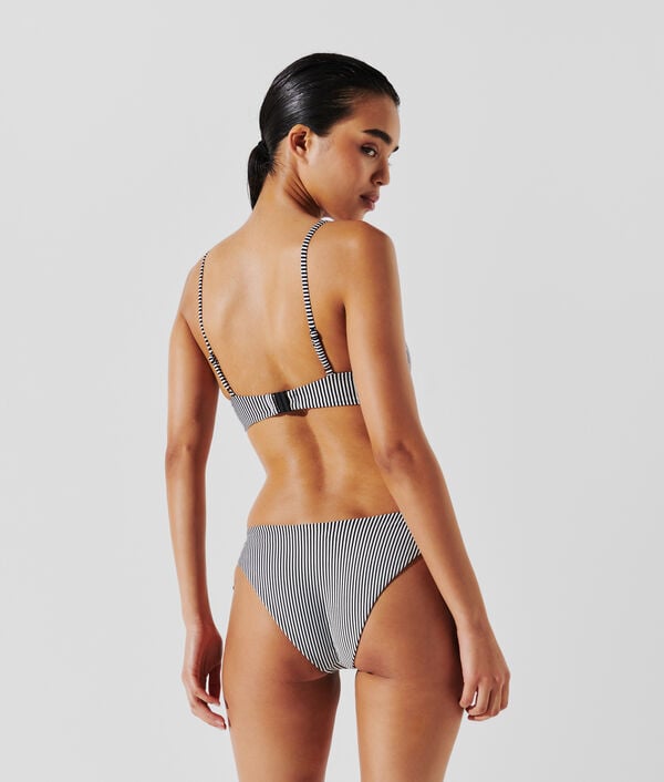 Karl Lagerfeld BAS DE BIKINI À RAYURES IKON