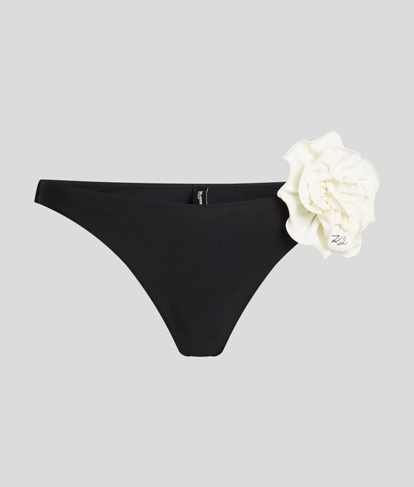 karl lagerfeld BAS DE BIKINI FLORAL ÉCHANCRÉ