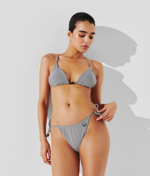 Karl Lagerfeld BAS DE BIKINI STRING À RAYURES IKON