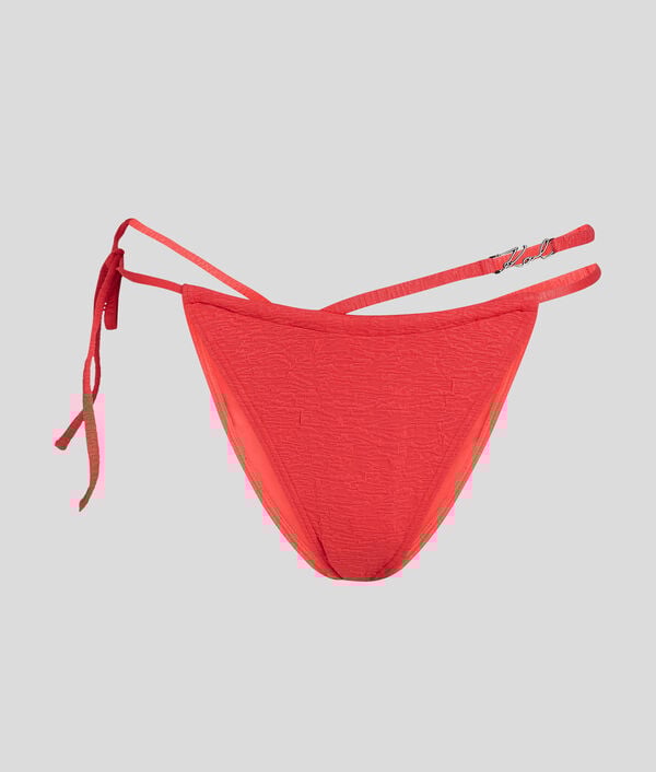 karl lagerfeld BAS DE BIKINI TANGA TEXTURÉ