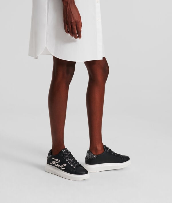 Karl Lagerfeld BASKETS À STRASS KAPRI SIGNIA