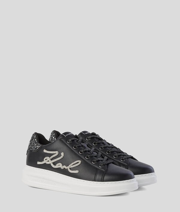 karl lagerfeld BASKETS À STRASS KAPRI SIGNIA