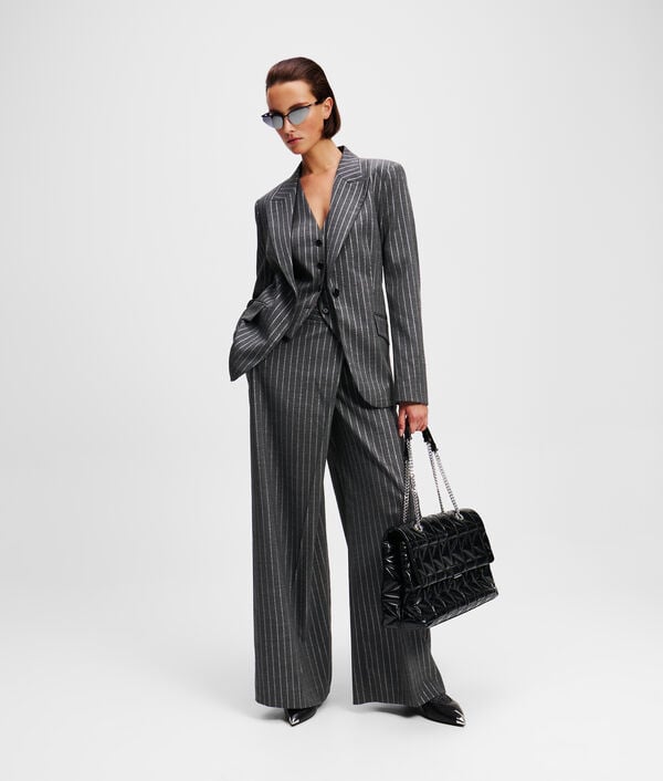 Karl Lagerfeld BLAZER À FINES RAYURES MÉTALLIQUES