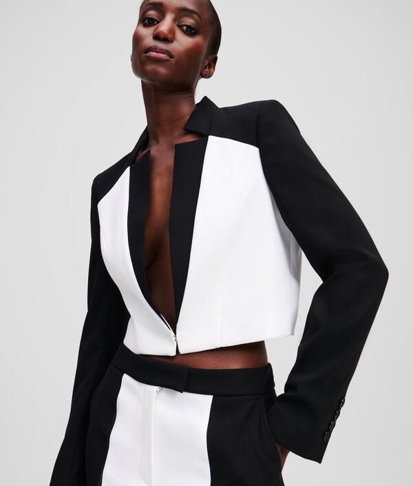 Karl Lagerfeld BLAZER AJUSTÉ À BLOCS DE COULEURS