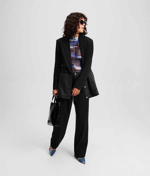 Karl Lagerfeld BLAZER EN MATIÈRES MÉLANGÉES