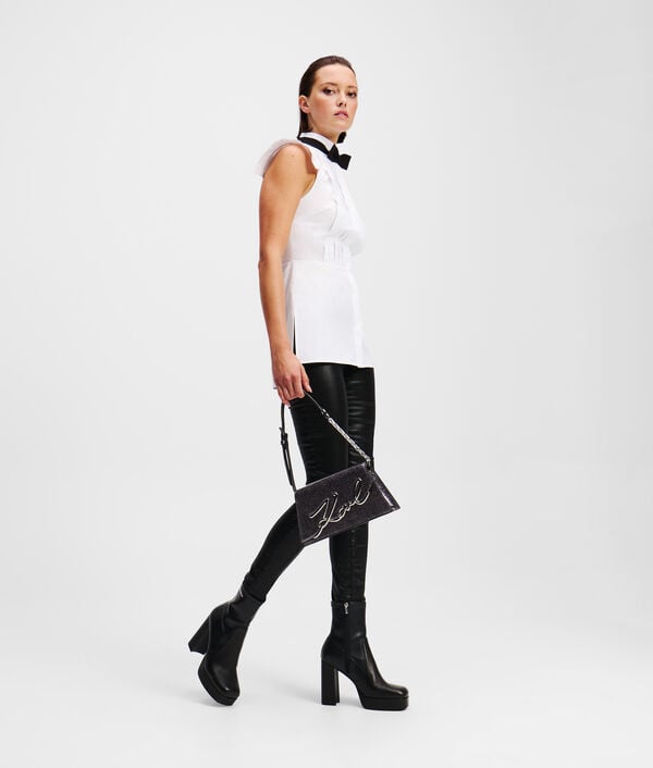 Karl Lagerfeld BLOUSE À NŒUD SANS MANCHES