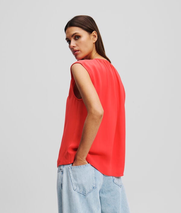 Karl Lagerfeld BLOUSE À VOLANTS