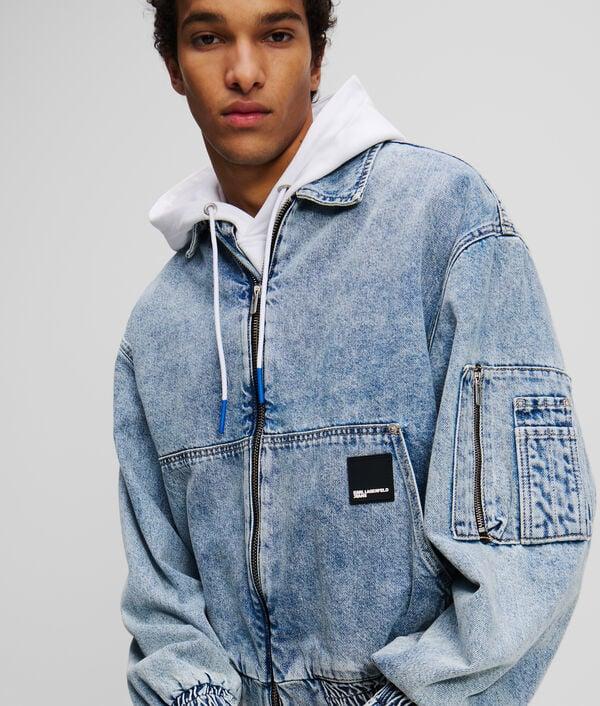 Karl Lagerfeld BLOUSON BOMBER EN DENIM