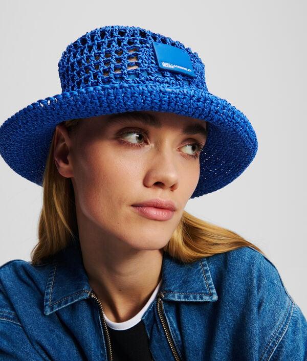 Karl Lagerfeld BOB EN RAPHIA AVEC LOGO CARRÉ