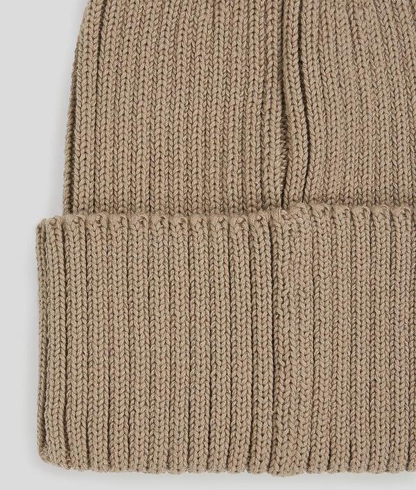 Karl Lagerfeld BONNET CÔTELÉ À LOGO KLJ