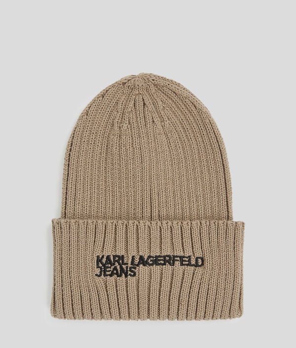 karl lagerfeld BONNET CÔTELÉ À LOGO KLJ