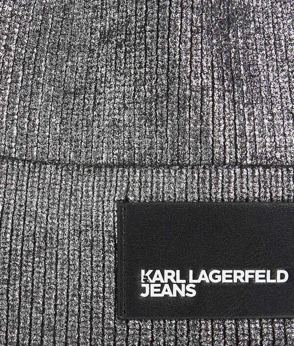 Karl Lagerfeld BONNET MÉTALLISÉ