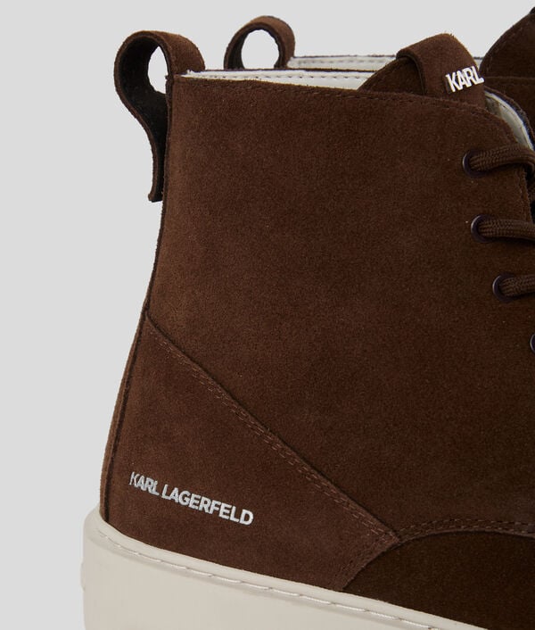 Karl Lagerfeld BOTTES À LACETS FLINT