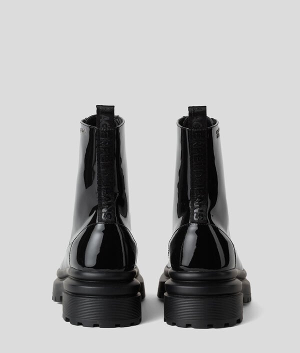 Karl Lagerfeld BOTTES EN CUIR BREVETÉ KLJ BROOKE