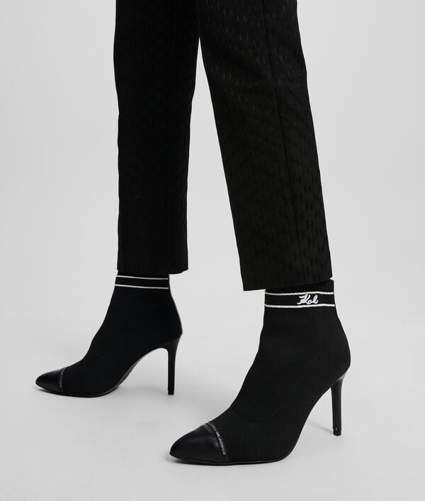 Karl Lagerfeld BOTTINES SIGNIA EN TRICOT PANDARA