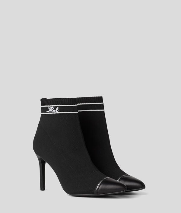 karl lagerfeld BOTTINES SIGNIA EN TRICOT PANDARA