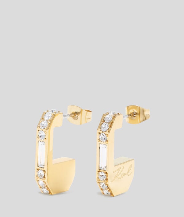 karl lagerfeld Boucles d'oreilles en cristaux