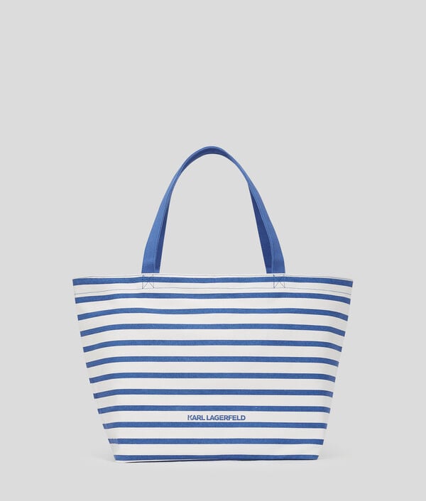 Karl Lagerfeld CABAS À RAYURES IKON CHOUPETTE