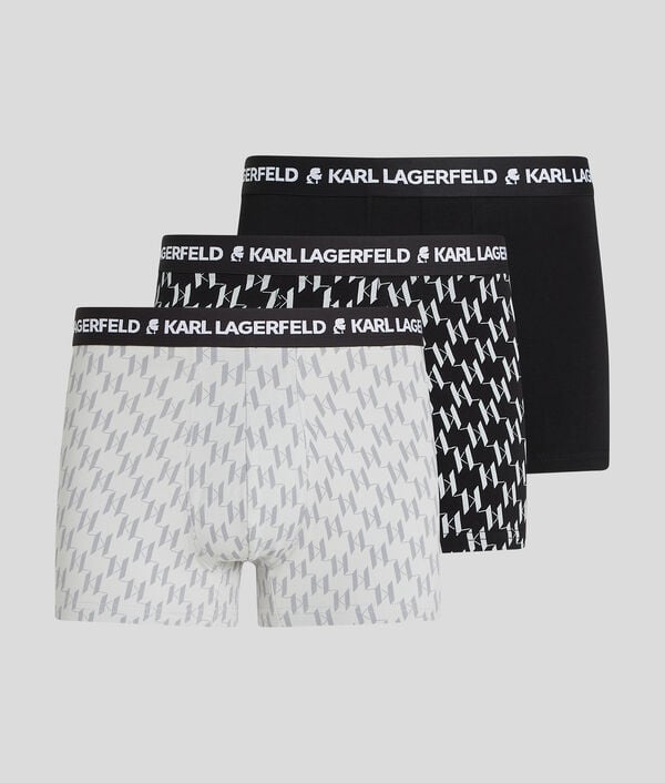 karl lagerfeld CALEÇONS KL MONOGRAM - 3-PACK