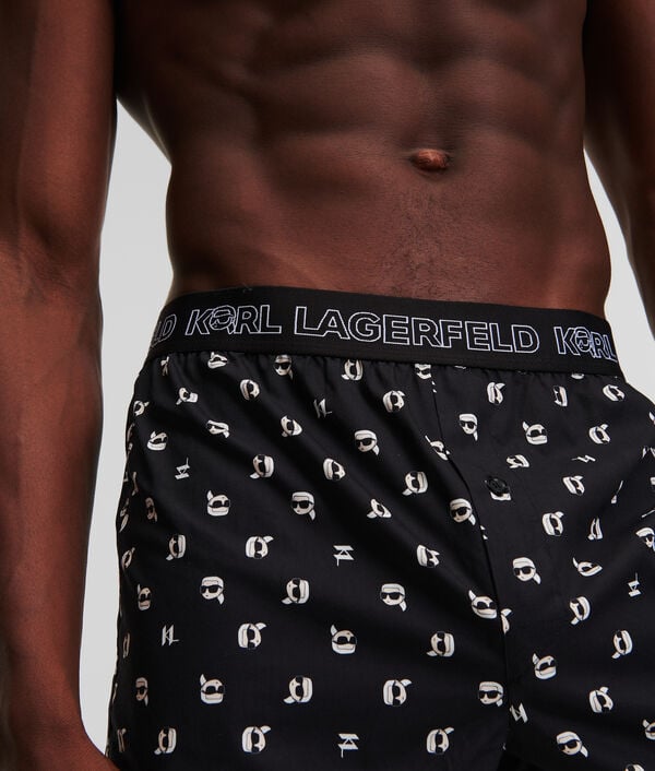 Karl Lagerfeld CALEÇONS TISSÉS IKON – LOT DE 3