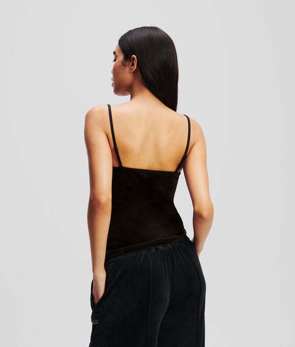 Karl Lagerfeld CARACO EN VELOURS HOTEL KARL