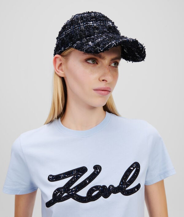 Karl Lagerfeld CASQUETTE EN BOUCLÉ K/SIGNATURE
