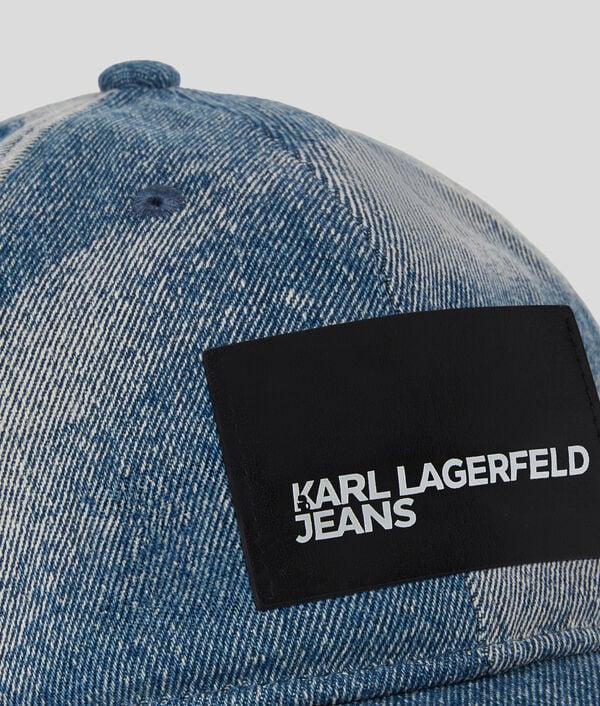 Karl Lagerfeld CASQUETTE EN DENIM DÉLAVÉ