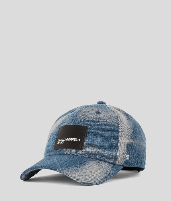 karl lagerfeld CASQUETTE EN DENIM DÉLAVÉ