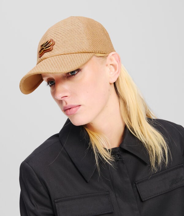 Karl Lagerfeld CASQUETTE EN PAILLE K/AUTOGRAPH