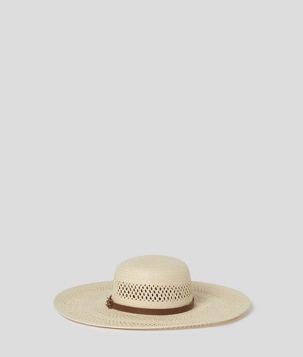 Karl Lagerfeld CHAPEAU EN PAILLE K/AUTOGRAPH