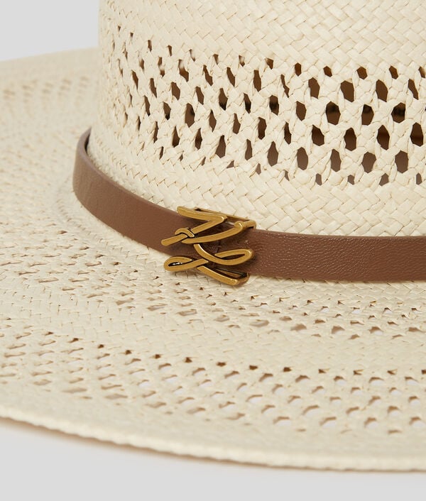 Karl Lagerfeld CHAPEAU EN PAILLE K/AUTOGRAPH