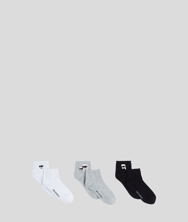 Karl Lagerfeld CHAUSSETTES COURTES IKON - 3-PACK