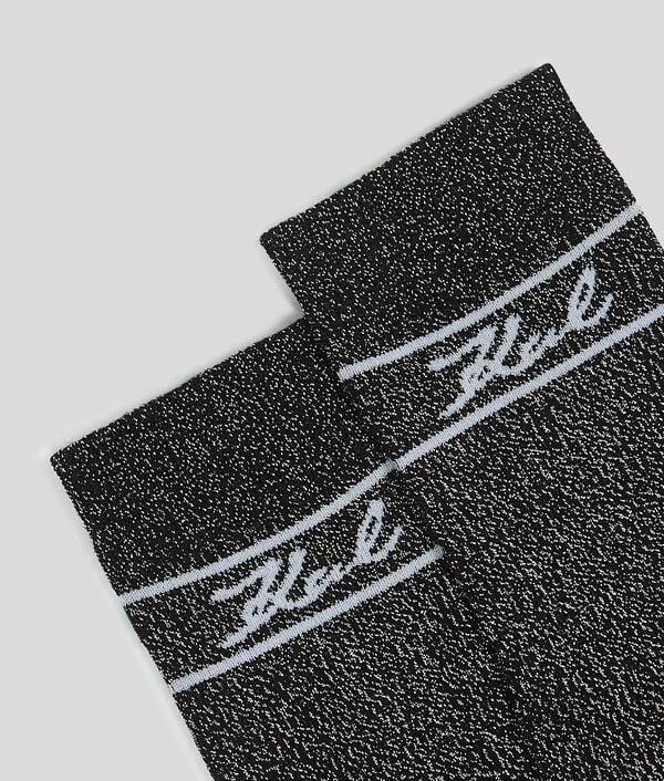 Karl Lagerfeld CHAUSSETTES K/SIGNATURE – LOT DE 2