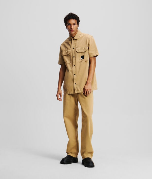 Karl Lagerfeld CHEMISE À BOUTONS À MANCHES COURTES