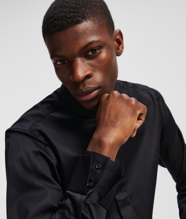 Karl Lagerfeld CHEMISE À COL MONTANT