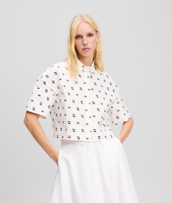 karl lagerfeld CHEMISE À IMPRESSION IKON INTÉGRALE