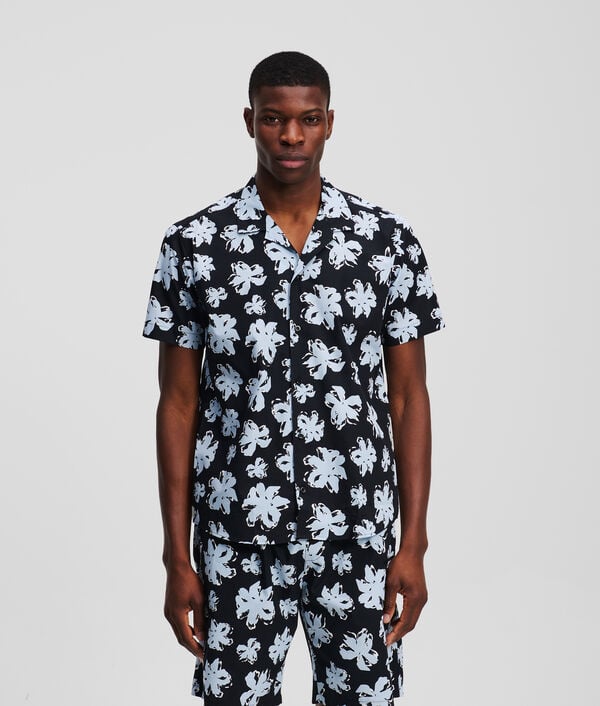 karl lagerfeld CHEMISE À IMPRIMÉ FLORAL INTÉGRAL
