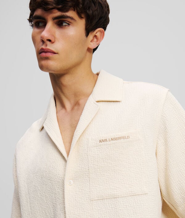 Karl Lagerfeld Chemise à Manches Courtes Légère