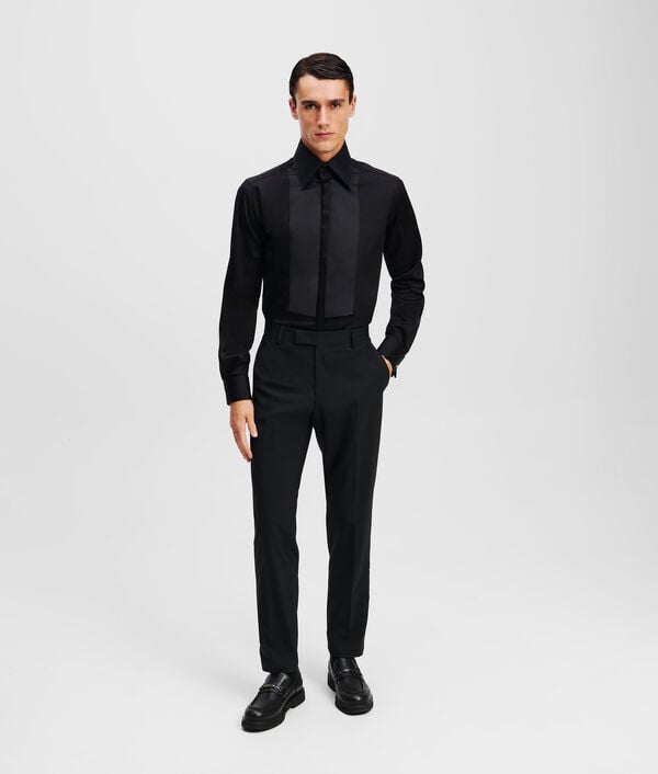 Karl Lagerfeld CHEMISE À PANNEAUX SATINÉS