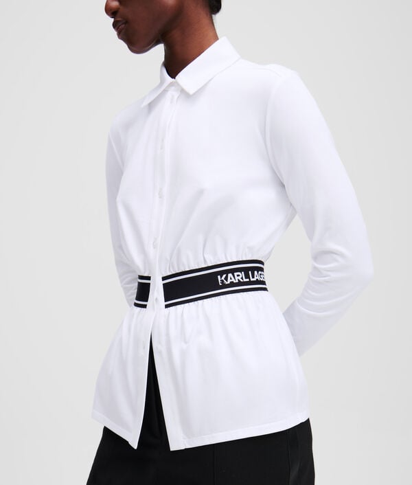 Karl Lagerfeld CHEMISE AVEC GALON À LOGO KARL