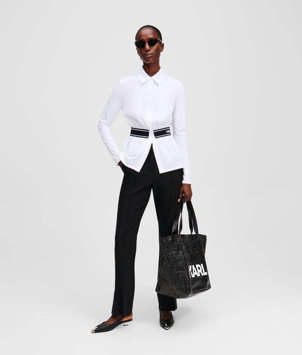 Karl Lagerfeld CHEMISE AVEC GALON À LOGO KARL