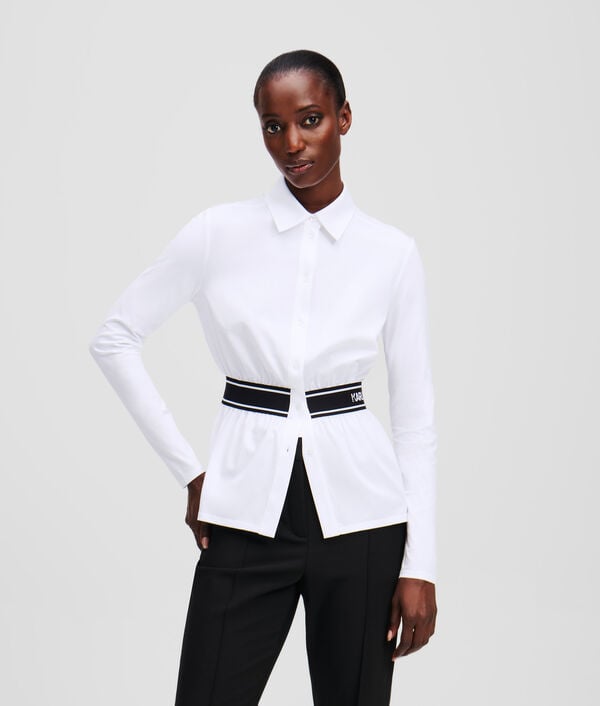 karl lagerfeld CHEMISE AVEC GALON À LOGO KARL